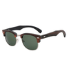 lunettes en bois clubmaster ebene vert