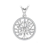 Pendentif arbre de vie argent zircon