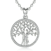 Collier symbole couple arbre de vie argent
