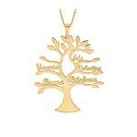 collier arbrobijoux arbre nature or