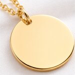 Dos lisse de la médaille arbre de vie Tendresse