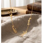 collier prenom en arabe 5 prenom personnalises or
