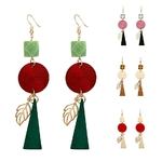 Femmes-g-om-trique-bois-boucles-d-oreilles-goutte-pour-les-femmes-Long-Dangle-crochet-boucle