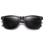 lunettes bois noyer wayfarer