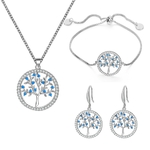 Nouveau-Design-bijoux-en-argent-ensembles-pour-femmes-bleu-CZ-collier-ras-du-cou-Bracelet-r