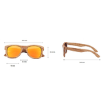 lunettes en bois wayfarer zebra caracteristiques techniques