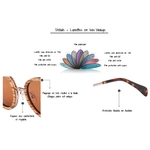 lunettes soleil en bois vintage details