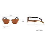 lunettes en bois clubmaster caracteristiques techniques