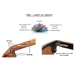 lunettes en bois clubmaster premium details