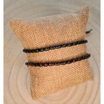 Bracelet fines perles en bois