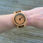 Montre femme tendance en bois