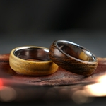 Bague tendance en bois