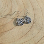 Boucles doreilles pendantes argent arbre de vie