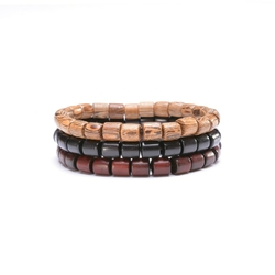 Bracelet Tibétain - Black - Pour Hommes - Arbrobijoux