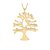 collier arbrobijoux arbre nature or