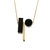 Sautoir bois - Harmonie-rectangulaire-bois-combinaison-pendentif-long-collier