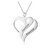 Collier double coeur personnalisé, 2 prénoms gravés