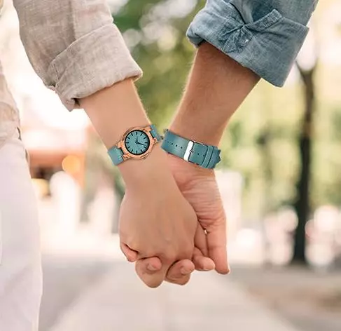 Montre en bois personnalisable homme et femme