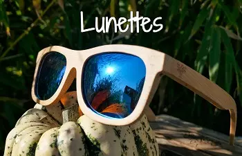 Lunettes de soleil en bois polarisées