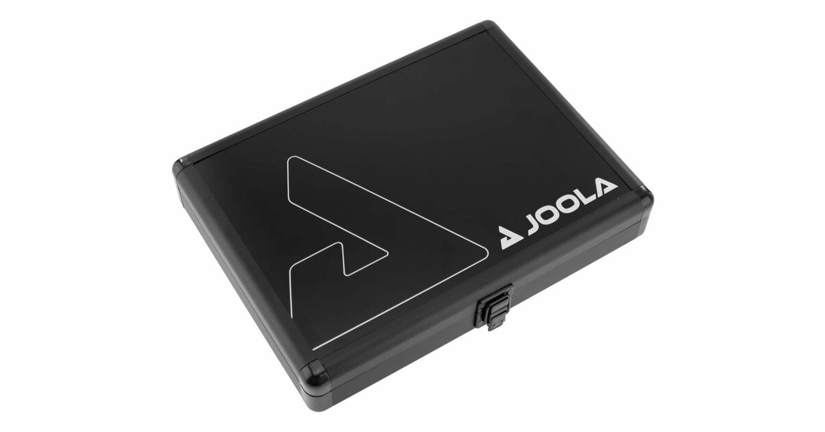 JOOLA Coffret Aluminium Pour Raquette De Tennis De Table - Protection Mousse Pour 1 Raquette Et 3 Balles