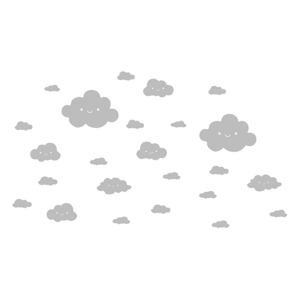 KAKUDER-nouveau-heureux-Smiley-visage-blanc-nuages-Stickers-muraux-pour-chambre-d-enfants-mignon-b-b
