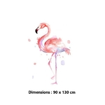 decoration-oiseau-sticker-flamand-rose-autocollant-mural-chambre-salon