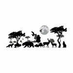3D-dessin-anim-animal-cerf-oiseau-loup-for-t-zoo-arbre-fleurs-stickers-muraux-d