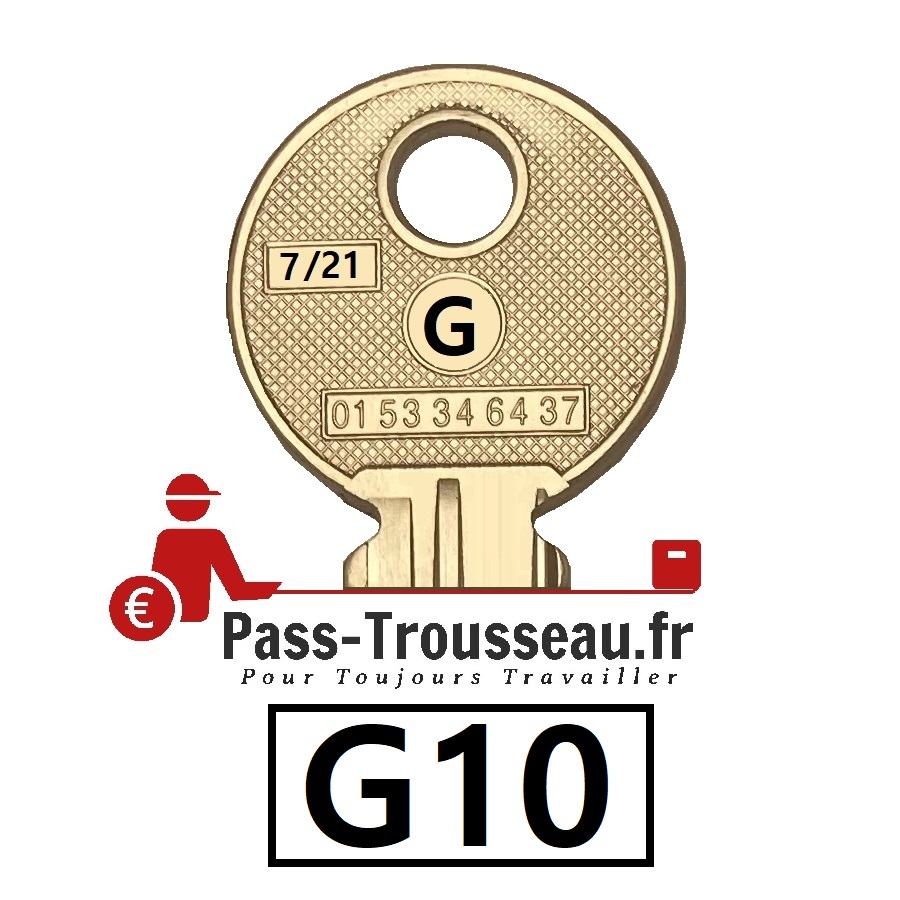 la cle g10 pass ptt 7sur21