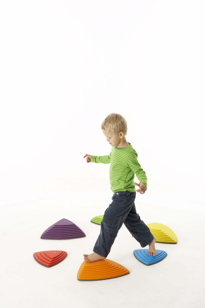 Set de 6 pierres de rivière Gonge Matériel/Parcours psychomoteur