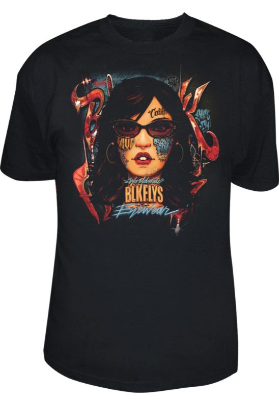 graffiti girl tee