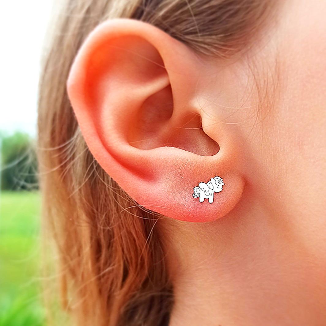 Boucles doreilles Licorne (2)