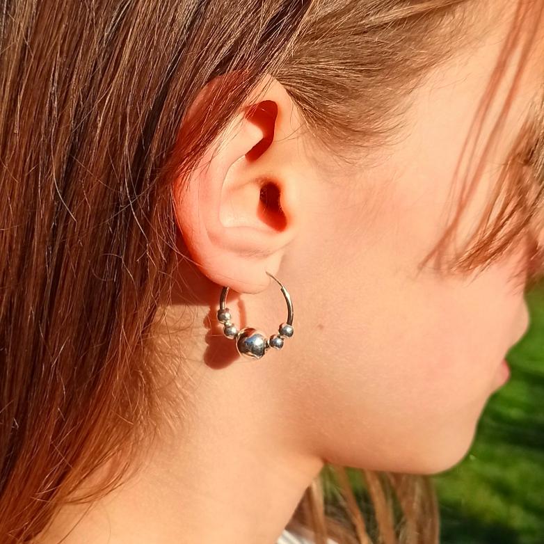 creoles 20 mm + perles 4 et 8 (2)