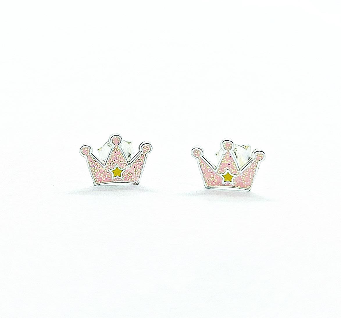 Boucles doreilles couronne princesse (3)