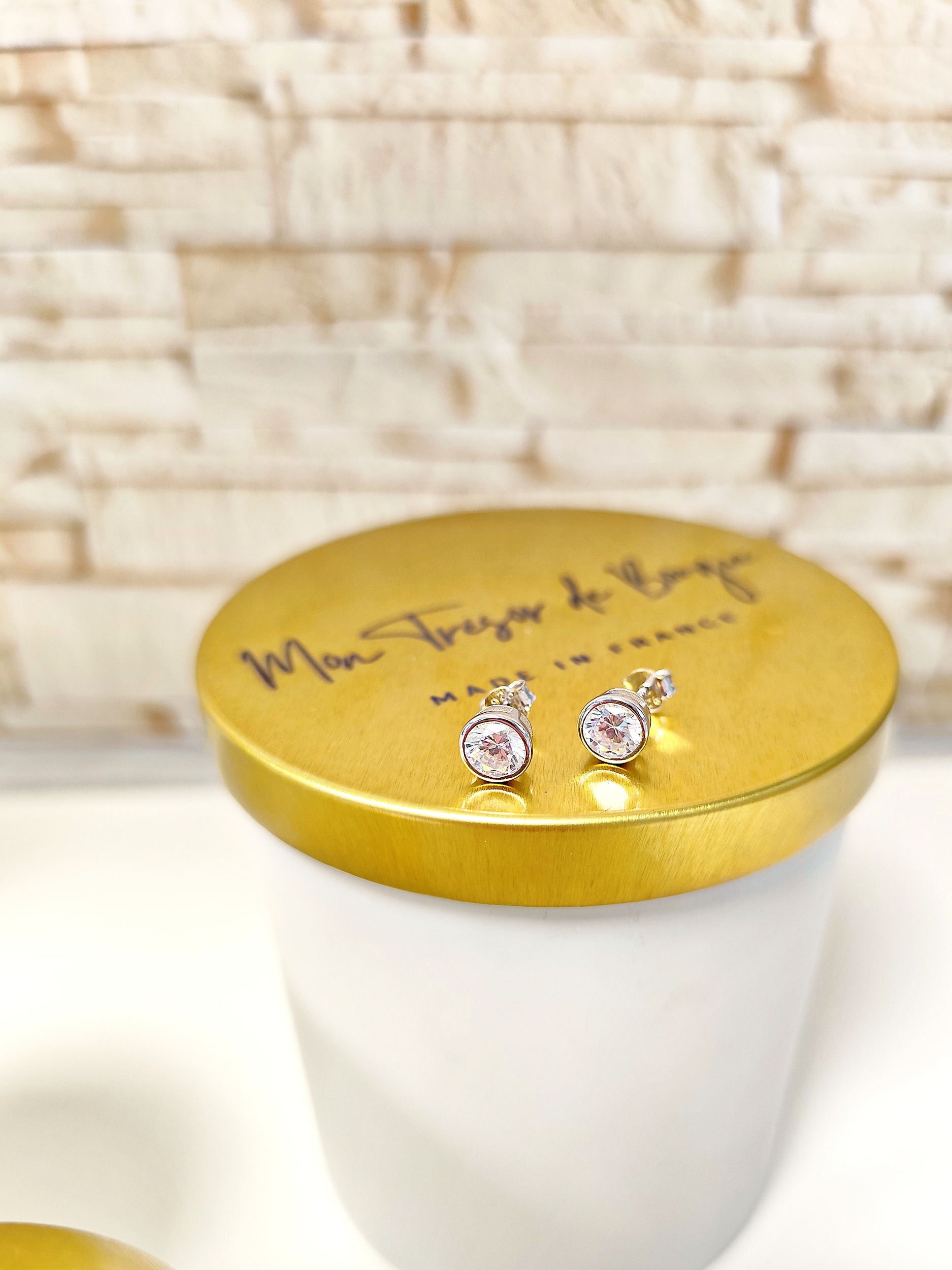 Puces doreilles argent zirconiums (1)