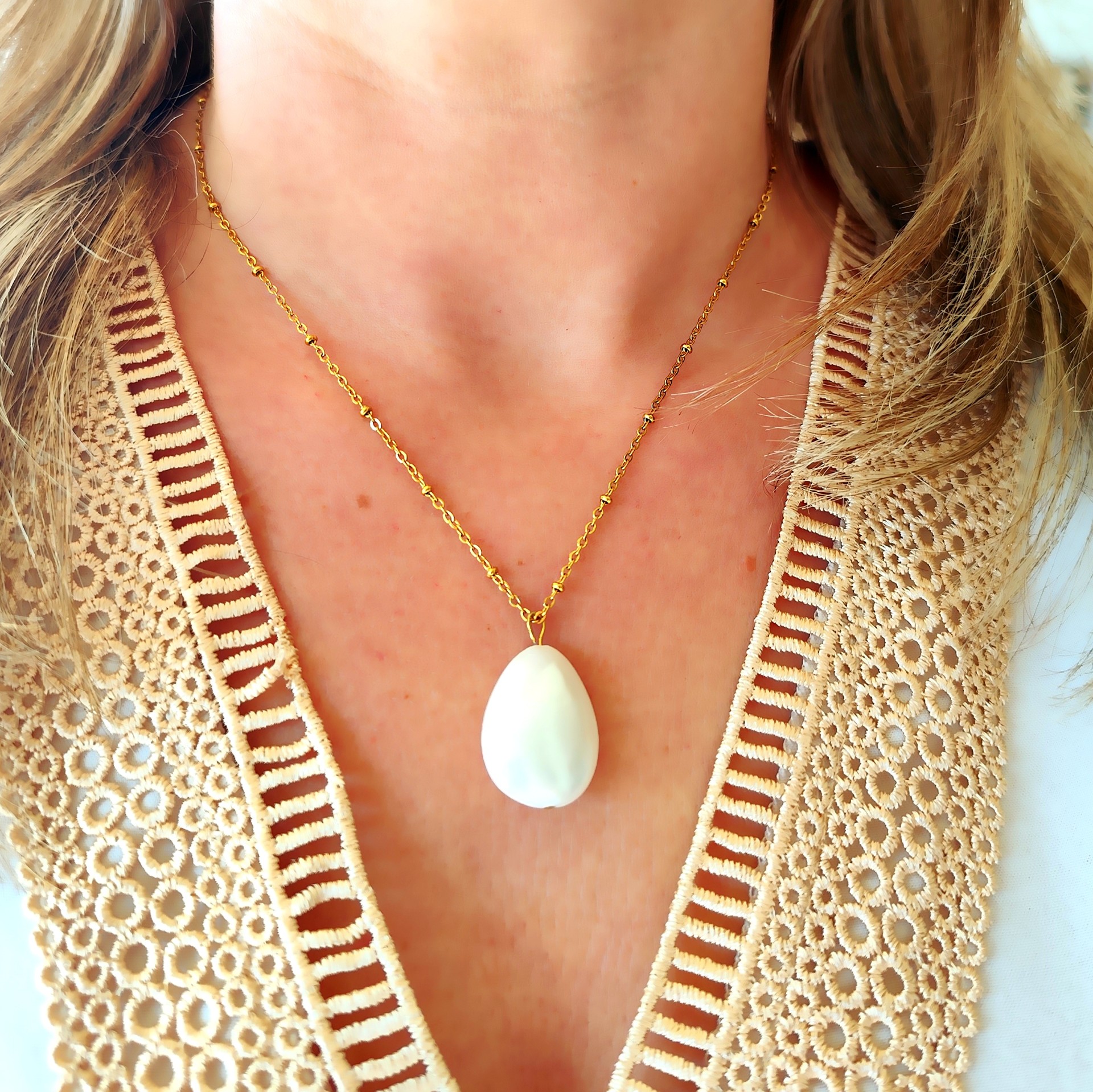 collier perle d'eau douce