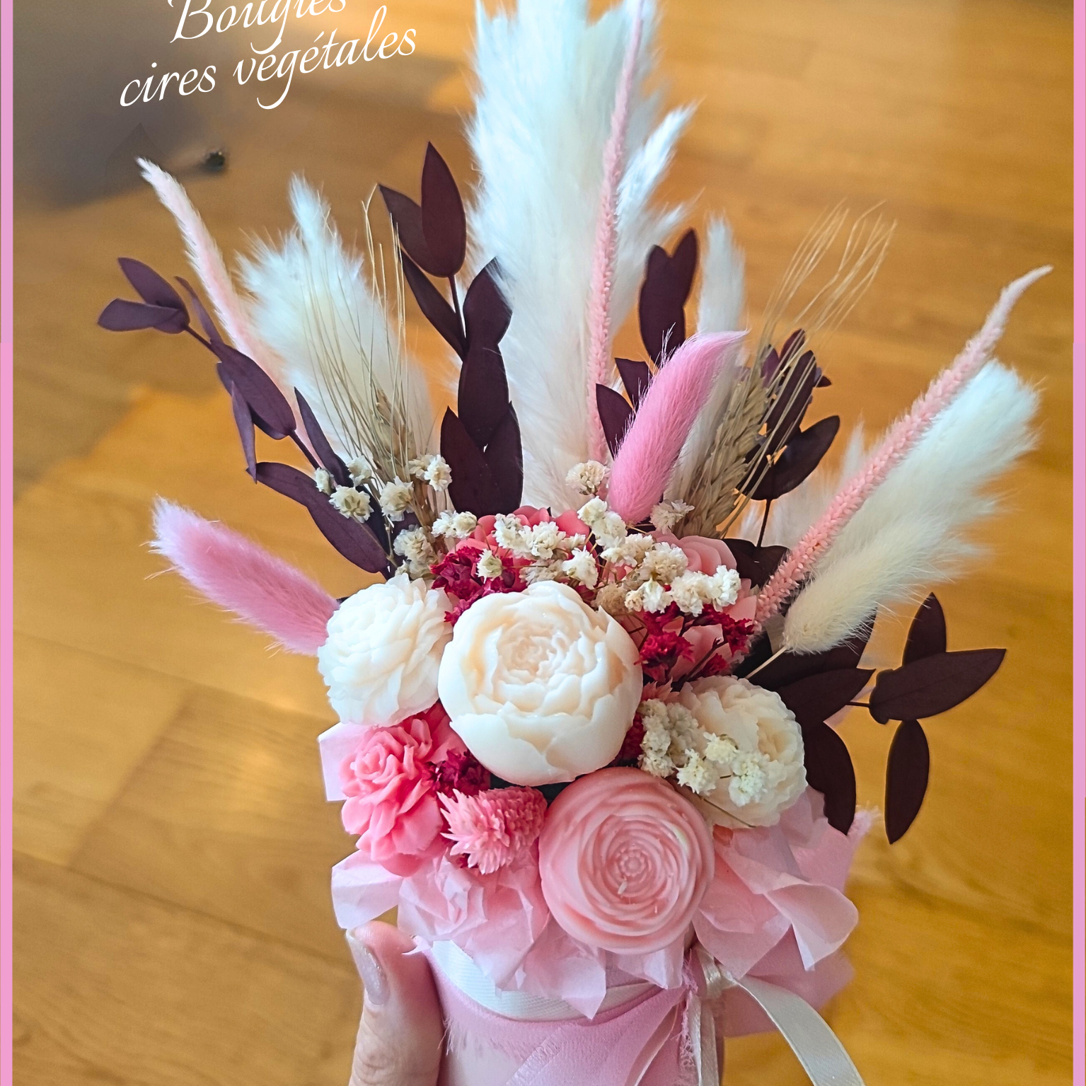 Bouquet de fleur en cire PM (2)