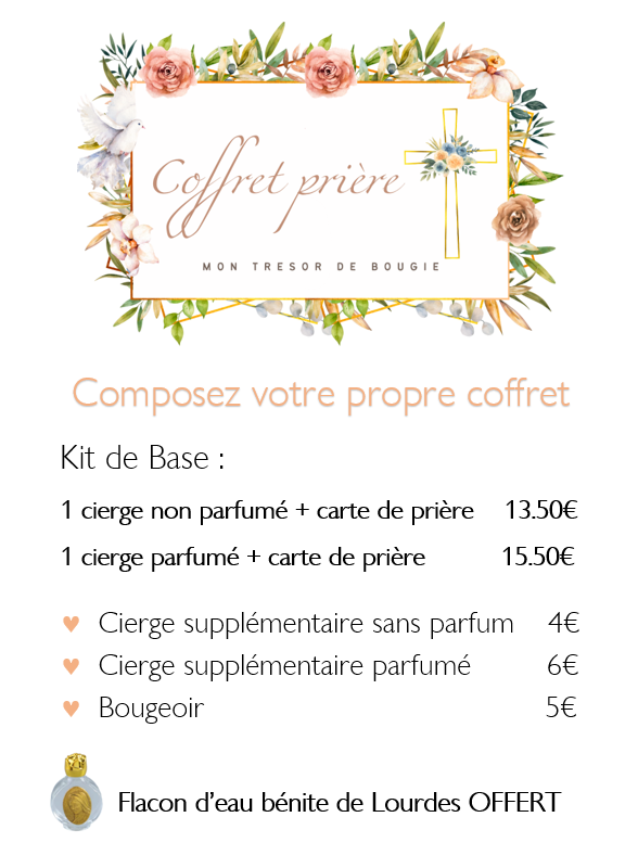 Coffret prière composez votre propre coffret