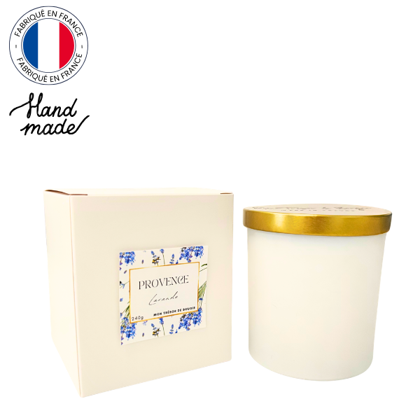Bougie parfumée artisanale PROVENCE - Lavande (2)
