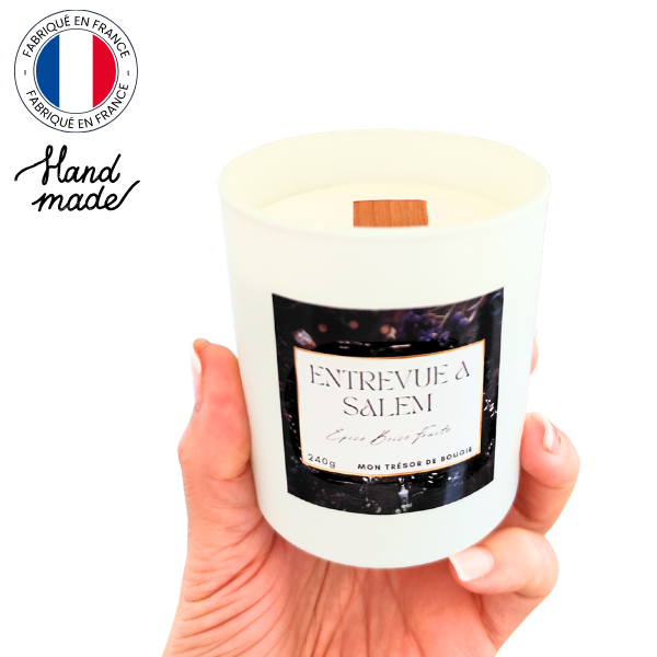 SALEM - Bougie parfumée artisanale à la cire de soja - Sombre et séduisant (2)