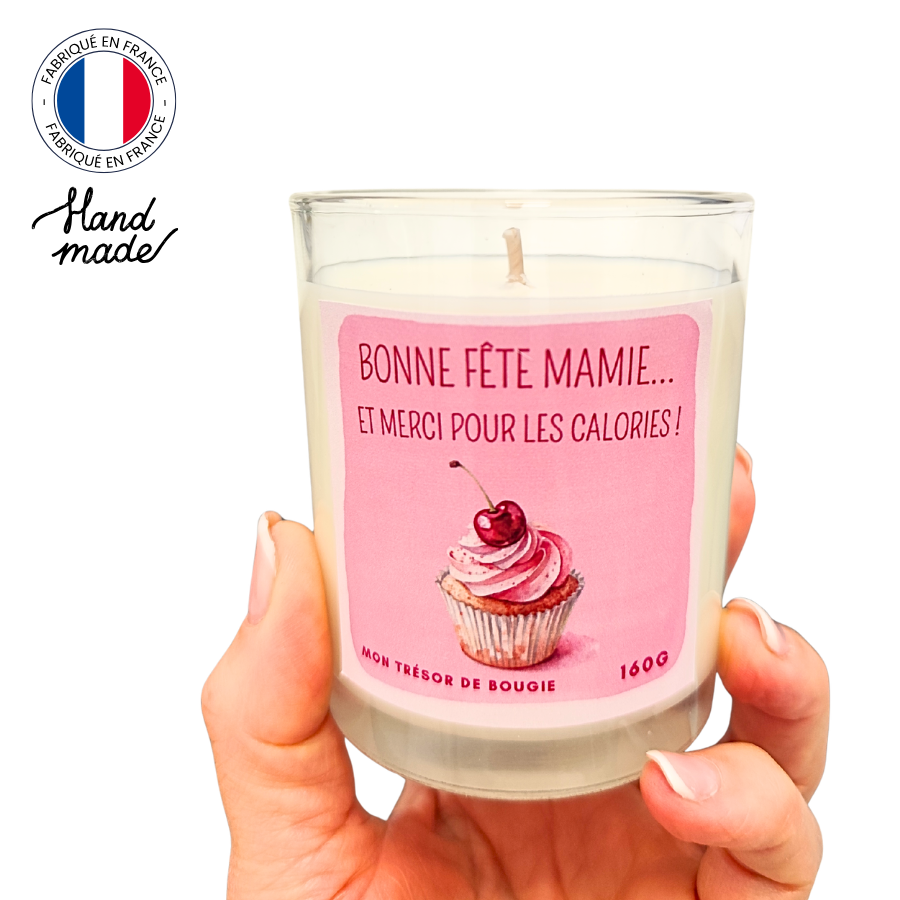bougie cadeau mamie - bougie parfumée à la cire de soja (5)