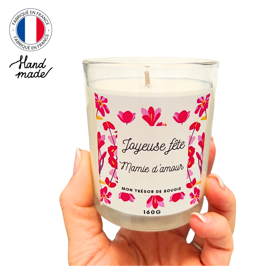 bougie cadeau mamie - bougie parfumée à la cire de soja (7)