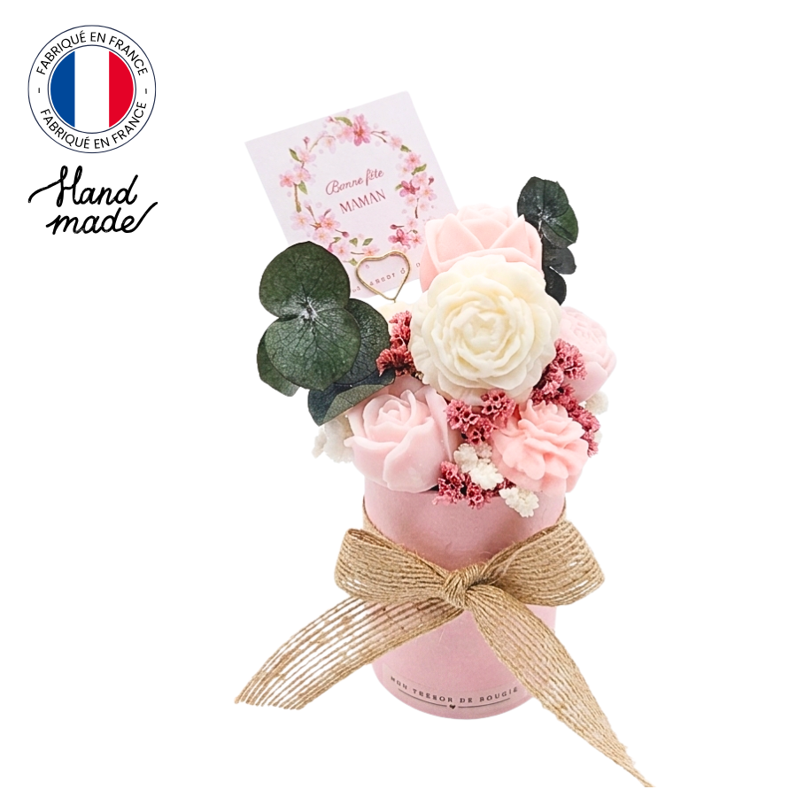 Bouquet fleurs en cire de soja - Fondants parfumés PM (2)
