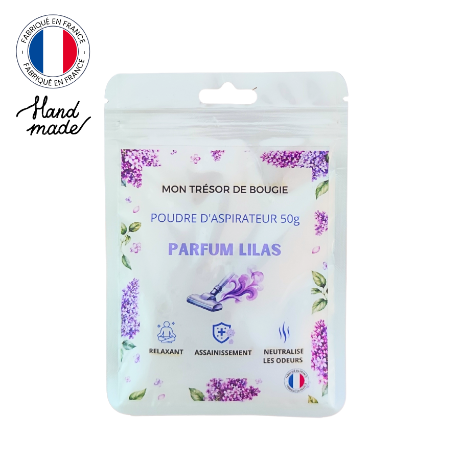 Photo présentation poudres aspirateur sachet 50g
