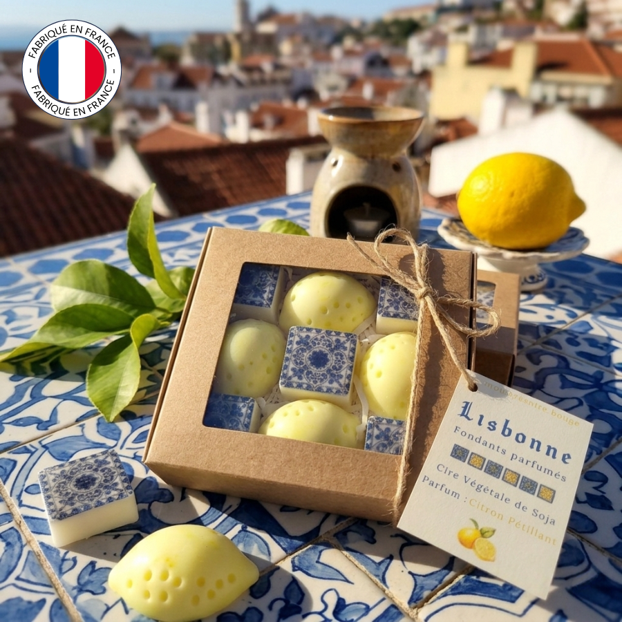 Fondants Lisbonne cire de soja parfum citron pétillant (1)