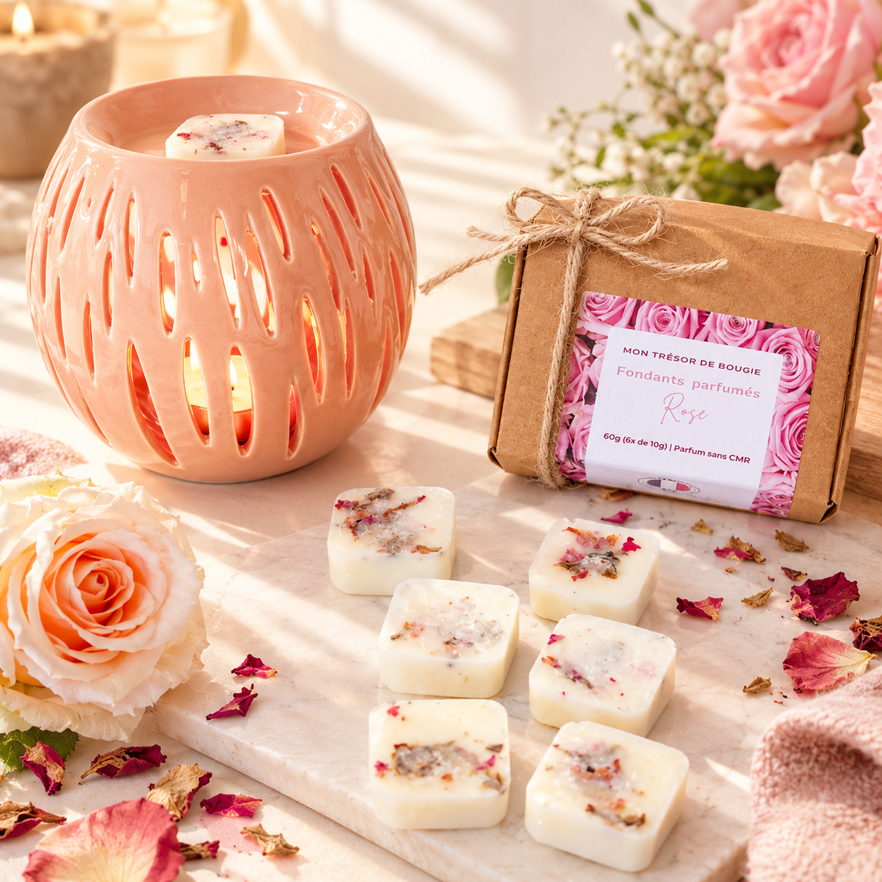 Fondants-parfumés-a-la-rose-coffret-cadeau