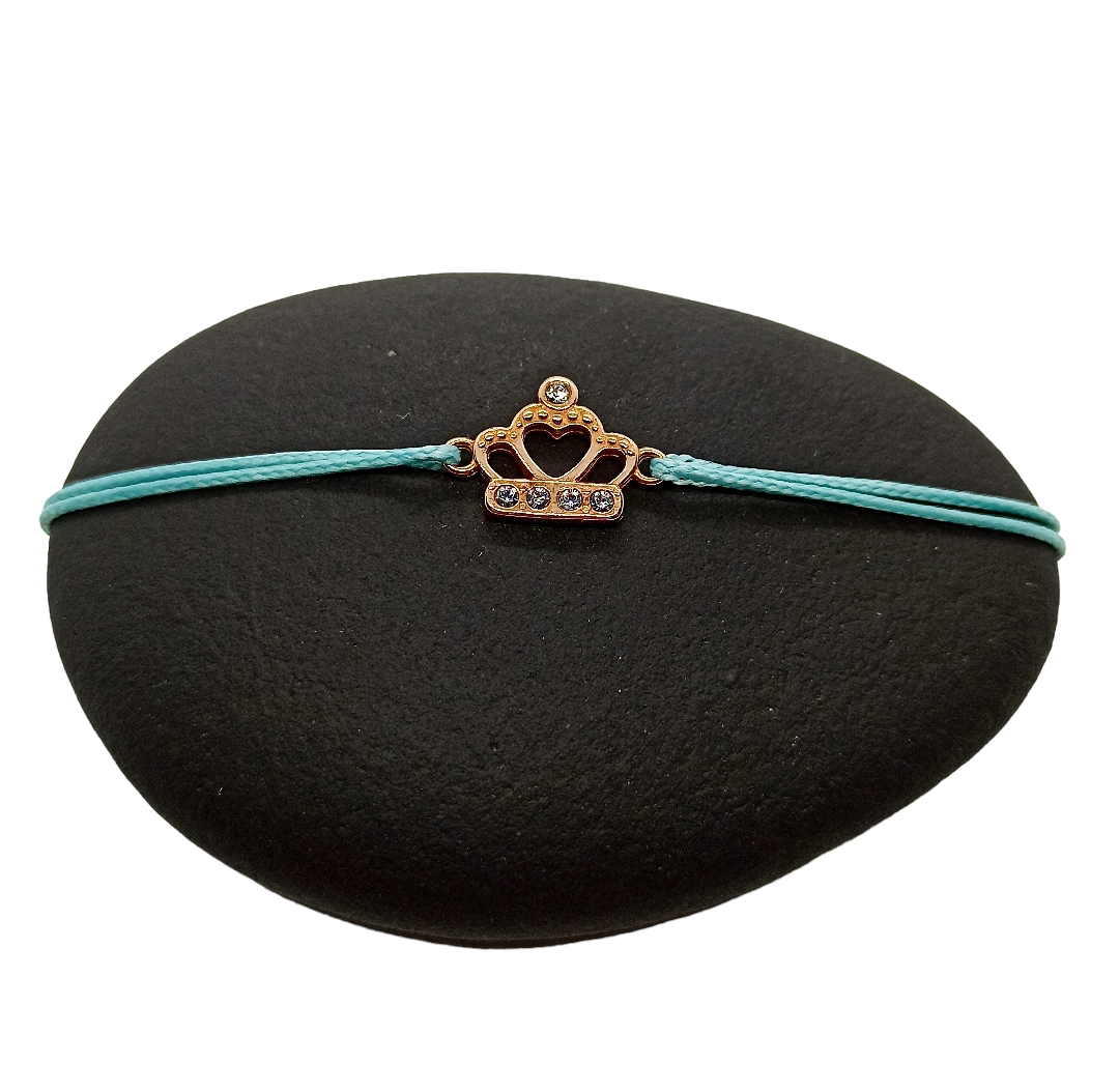 bracelet couronne or rose (2)