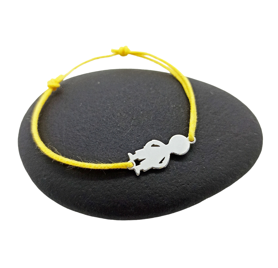 Bracelet Cordon Enfant Garçon Dinosaure - Réf. 01396