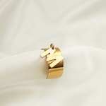 Bague personnalisable acier inoxydable et lettre