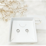 ALBA - Boucles doreilles cristal rond (2)