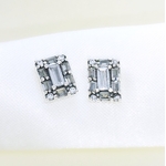 LOUISE - Boucles doreilles rectangles en argent 925 (2)